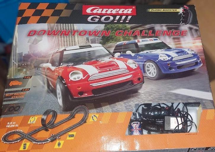 Carrera GO!!! Downtown 5,5m met looping NEW! No cars incl., Kinderen en Baby's, Speelgoed | Racebanen, Zo goed als nieuw, Racebaan
