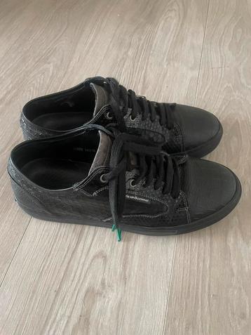Sneakers basses Floris van Bommel en cuir noir Taille 42 beschikbaar voor biedingen