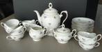 Antiek koffieservies met bloemen, Antiek en Kunst, Antiek | Servies compleet, Ophalen