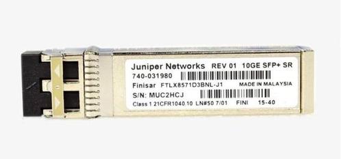 Juniper / Finisar 10 Gbit/s SFP+ SR FTLX8571D3BNL-J1, Computers en Software, Pc- en Netwerkkabels