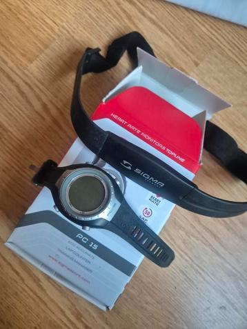 Bijna nieuwe Sigma hartslagmeter, Sport en Fitness, Hartslagmeters, Zo goed als nieuw, Sigma, Met borstriem