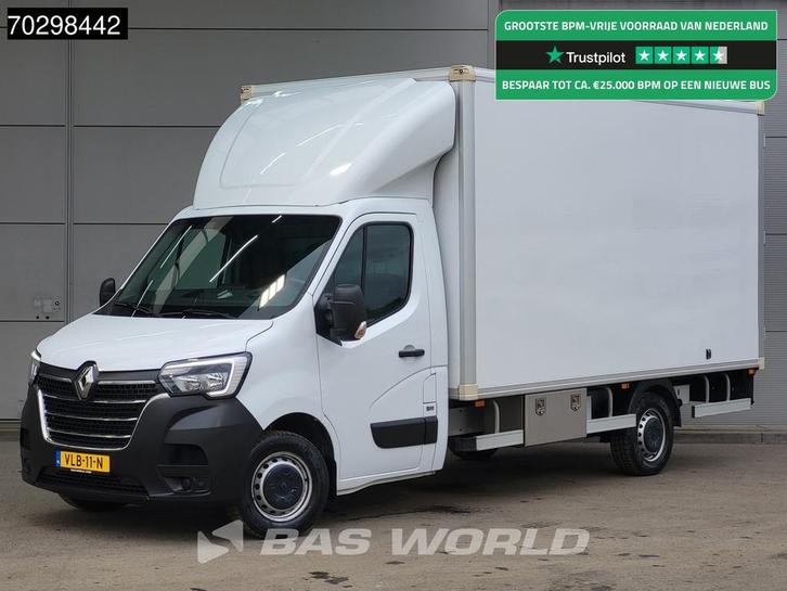 Renault Master 145PK Luchtvering Bakwagen LED Navi Airco Cru, Auto's, Bestelwagens en Lichte vracht, Bedrijf, Te koop, Airconditioning