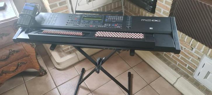Solton ms80 accordeontoetsenbord Belgisch systeem, Muziek en Instrumenten, Keyboards, Ophalen