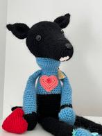 Gehaakte valentijns windhond/galgo/greyhound knuffel, Hobby en Vrije tijd, Breien en Haken, Ophalen, Zo goed als nieuw