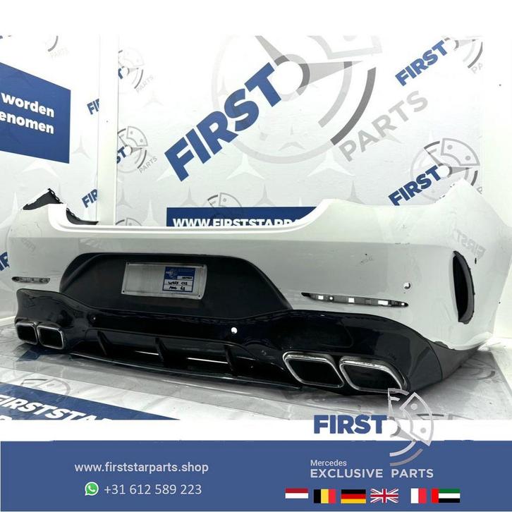 C257 W257 CLS AMG ACHTERBUMPER COMPLEET 63 2017-2025 BUMPER, Auto-onderdelen, Carrosserie, Bumper, Mercedes-Benz, Achter, Gebruikt