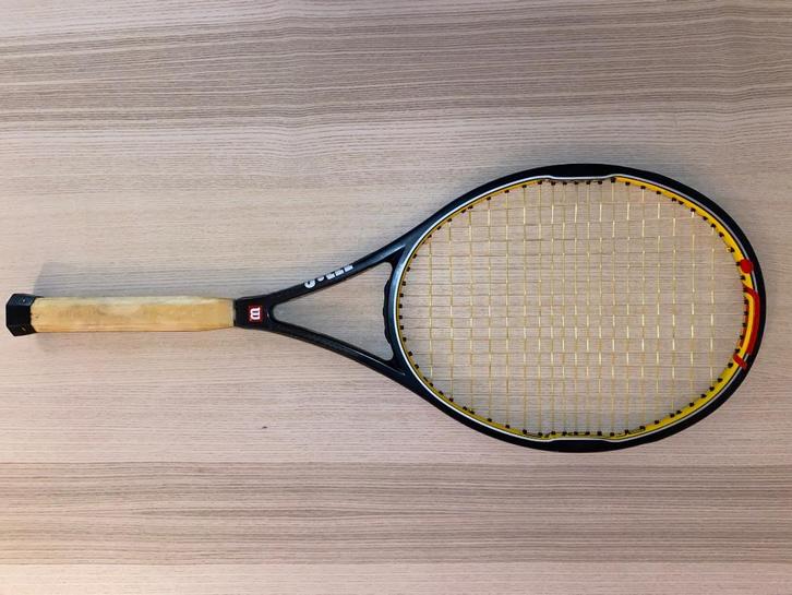 Wilson Pro Staff Hyper Carbon Tour 90 - Grip 3, Sport en Fitness, Tennis, Gebruikt, Racket, Wilson, L3, Ophalen of Verzenden