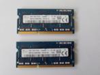 KIT 8GB (2x 4GB) RAM SODIMM DDR3L PC3L-12800, Informatique & Logiciels, Mémoire RAM, Utilisé, Laptop, Enlèvement ou Envoi, DDR3