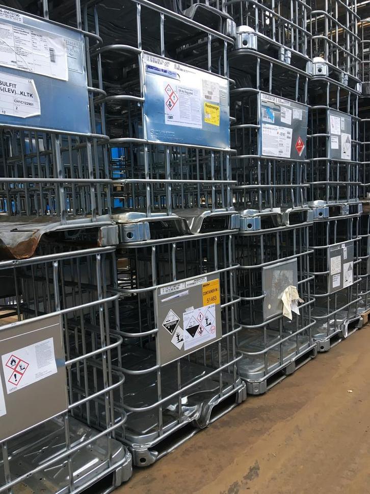 Ibc kooien per 52 geleverd ibc containers incl levering, Doe-het-zelf en Bouw, Kratten en Dozen, Zo goed als nieuw, Ophalen of Verzenden