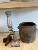 Ornamenten merk Hoffz set van 2 nieuw, Huis en Inrichting, Woonaccessoires | Kandelaars en Kaarsen, Ophalen, Nieuw, Hout