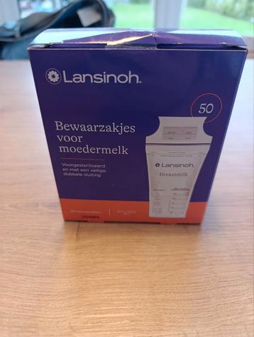 Lansinoh bewaarzakjes moedermelk  beschikbaar voor biedingen
