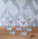 5 cava & 5 wijnglazen, Huis en Inrichting, Keuken | Servies, Ophalen, Zo goed als nieuw, Glas, Glas of Glazen