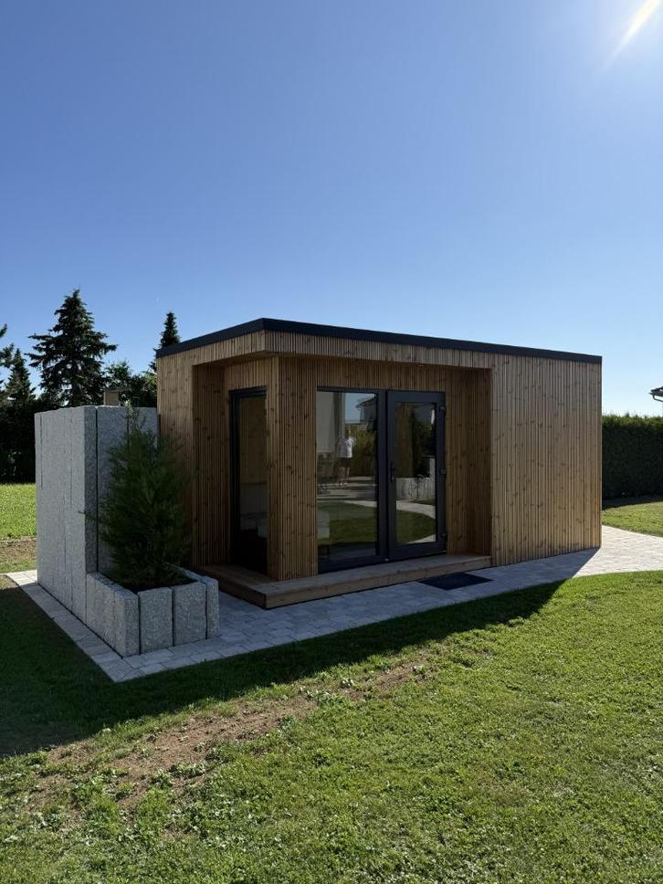 Sauna en conteneur — Design moderne, Sports & Fitness, Sauna, Neuf, Sauna complet, Enlèvement ou Envoi