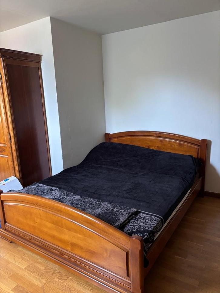 Slaapkamer set kersenhout, Huis en Inrichting, Slaapkamer | Complete slaapkamers, Zo goed als nieuw, Tweepersoons, Ophalen