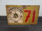 Plaque métal 11 ieme tour de Belgique 1959, Comme neuf, Enlèvement ou Envoi
