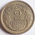 FRANCE ;RARE 2 FRANCS 1940 KM 886 MORLON SUPERBE !, Timbres & Monnaies, Monnaies | Europe | Monnaies non-euro, Enlèvement ou Envoi