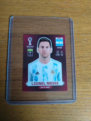 Lionel Messi Panini sticker WK Qatar Oryx edition  beschikbaar voor biedingen