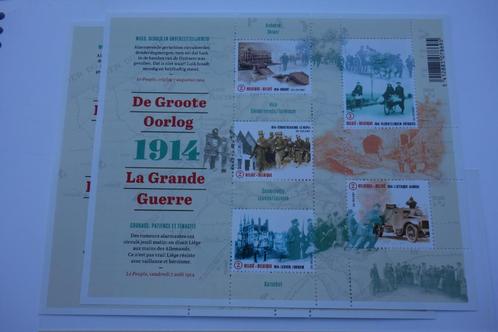 BELGIE POSTFRISE PORTZEGELVEL DE GROOTE OORLOG 1914, Postzegels en Munten, Postzegels | Europa | België, Postfris, Zonder stempel
