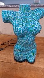 Mooie mozaiek lamp vrouwen torso, Ophalen, Nieuw, Glas, 50 tot 75 cm