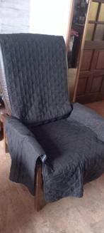 manueel verstelbare relaxzetel incl hoes, Ophalen, Zo goed als nieuw, Hout