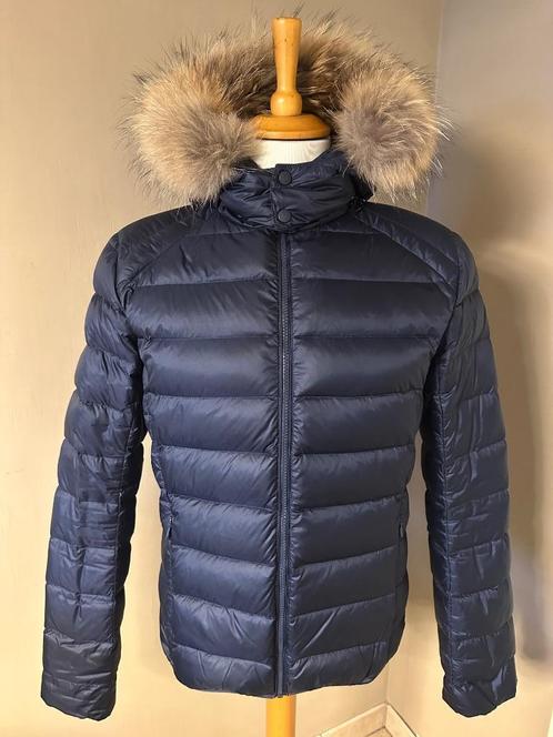 JOTT Blauwe winterjas Prestige, Kleding | Heren, Jassen | Winter, Zo goed als nieuw, Maat 48/50 (M), Blauw, Ophalen of Verzenden