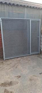 Hondenkennel voorwand met deur, Dieren en Toebehoren, Ophalen, Zo goed als nieuw, Hondenkennel