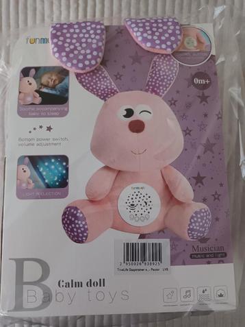 Baby knuffel met muziek en licht beschikbaar voor biedingen