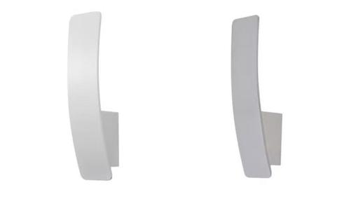 Wandlampen Näve Stan, wit-zilver, 4st *NIEUW*, Huis en Inrichting, Lampen | Wandlampen, Nieuw, Kunststof, Ophalen of Verzenden