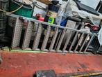 trap metaal aluminium, Doe-het-zelf en Bouw, Ladders en Trappen, Ophalen, Gebruikt, Trap, 2 tot 4 meter