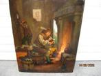 Antiek en kunst De pijproker in een interieur O/P ( NAAR ), Ophalen of Verzenden