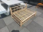Bamboe pallet bank, Tuin en Terras, Tuinsets en Loungesets, Ophalen, Gebruikt, Hout, Bank