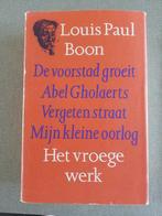 L.P. Boon 'Het vroege werk' 4 romans, zie hieronder, Enlèvement ou Envoi, Comme neuf