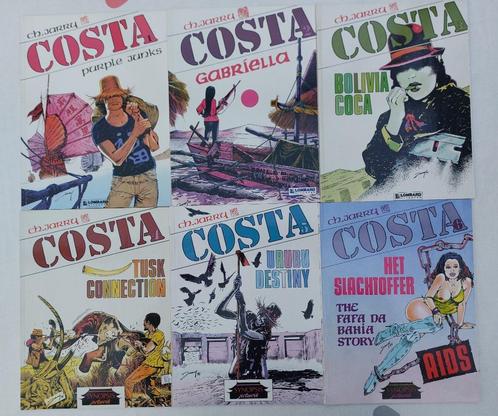 Costa 1 tem 6 volldige reeks, Boeken, Stripverhalen, Zo goed als nieuw, Complete serie of reeks, Ophalen of Verzenden