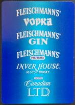 1 Speelkaart  Fleischmann's  Vodka, Ophalen of Verzenden