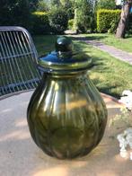 Vintage olive green pharmacy jar, Ophalen of Verzenden