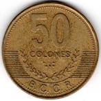 Costa Rica : 50 Colones 2002  KM#213.1  Ref 15446, Ophalen of Verzenden, Midden-Amerika, Losse munt