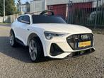 Audi E-tron 12v wit - Afstandsbediening - 4x4 - Leder - Rubb, Kinderen en Baby's, Ophalen of Verzenden, Nieuw