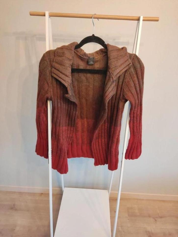 Gebreide trui Chris Janssens maat 1, Kleding | Dames, Truien en Vesten, Zo goed als nieuw, Rood, Ophalen of Verzenden