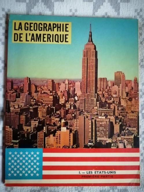 La géographie de l' Amérique - album du timbre Tintin 1962, Livres, Livres d'images & Albums d'images, Enlèvement ou Envoi