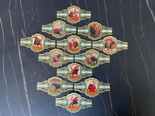 sigarenbandjes Ernest Claes - reeks 9 volledig (24st), Verzamelen, Rookartikelen, Aanstekers en Luciferdoosjes, Gebruikt, Sigarenbandjes