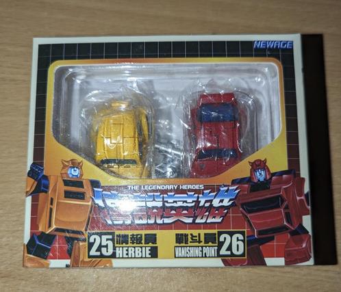 New Age H25 & H26 Herbie & Vanishing Point Legends G1, Collections, Transformers, Comme neuf, G1, Envoi