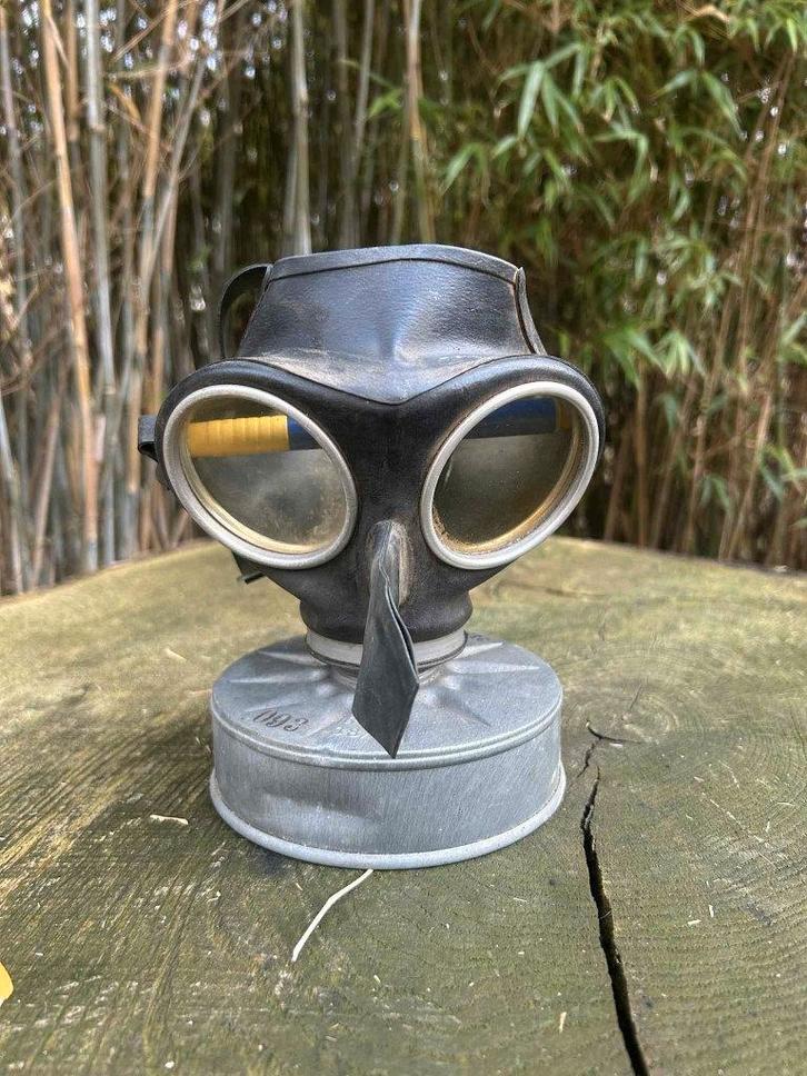 Duitse dp gasmasker uit de Tweede Wereldoorlog, Verzamelen, Militaria | Tweede Wereldoorlog, Overige soorten, Ophalen of Verzenden