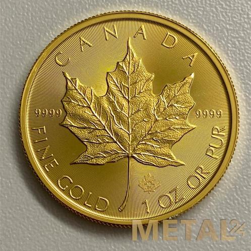 ESDOORNBLAD GOUD - 1 oz (2024), Postzegels en Munten, Edelmetalen en Baren, Goud, Ophalen of Verzenden