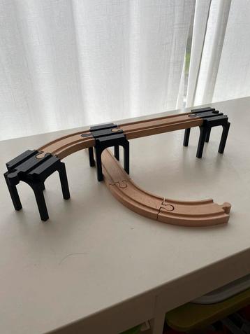 3D printed brugverbindingstuk hout spoor beschikbaar voor biedingen