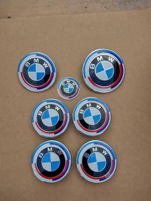 BMW logo emblem de capot / coffre/jantes.... 50th Anniversar, Auto diversen, Tuning en Styling, Ophalen of Verzenden