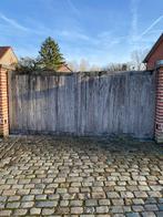 Houten tuinpoort met automatisering en deur, Tuin en Terras, Ophalen, Gebruikt, 150 tot 200 cm, Hout