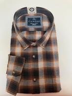 Nieuw herenhemd in lichte flanel, C&A, Brun, Enlèvement, Neuf