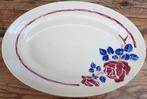 Franse brocante ovale schaal, Badonviller Fenal Querledan, Antiquités & Art, Enlèvement ou Envoi