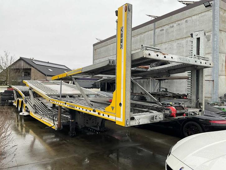 2024 Vega trailer Capaciteit 6 voertuigen Oplegger autotrans, Auto's, Vrachtwagens, Bedrijf, Aanhangers en Opleggers, Overige brandstoffen
