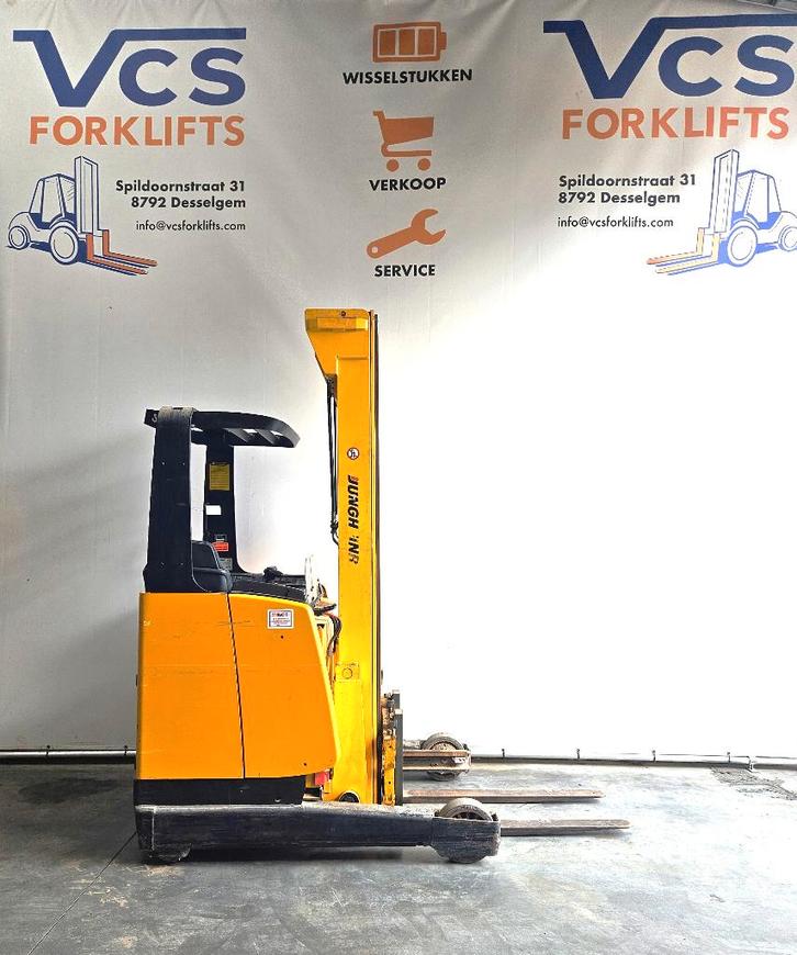 Elektrische reachtruck: 1.6t JUNGHEINRICH, Zakelijke goederen, Machines en Bouw | Heftrucks en Intern transport, Reachtruck, Elektrisch
