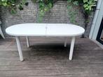 Tuintafel uittrekbaar 180 tot 240 x 90, Tuin en Terras, Tuintafels, Ophalen of Verzenden, Gebruikt, Ovaal, Kunststof